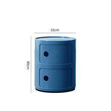 Load image into Gallery viewer, Componibili Round Storage Unit with 2 Drawers Storage Drawers Living and Home