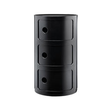 Load image into Gallery viewer, 58cm Height Cylindrical 3-Tier Plastic Storage 3 Drawer Unit Storage Drawers Living and Home