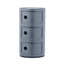 Load image into Gallery viewer, 58cm Height Cylindrical 3-Tier Plastic Storage 3 Drawer Unit Storage Drawers Living and Home