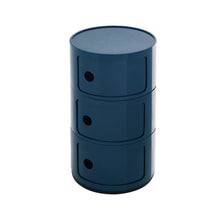 Load image into Gallery viewer, 58cm Height Cylindrical 3-Tier Plastic Storage 3 Drawer Unit Storage Drawers Living and Home
