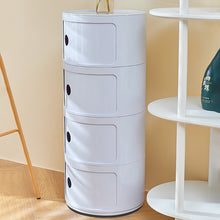 Load image into Gallery viewer, Cylindrical Multi-Tiered Plastic Storage Drawer Unit