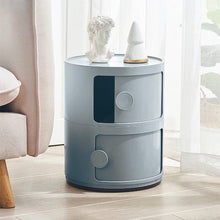 Load image into Gallery viewer, Round 2-Tier Drawer Storage Unit Organizer Storage Drawers Living and Home