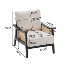 Load image into Gallery viewer, Mid Century Rattan Chair