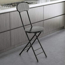 Load image into Gallery viewer, Compact Wooden Folding Chair with Metal Legs Set of 2