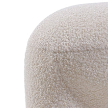 Load image into Gallery viewer, Modern Teddy Bear Fur Upholstered Ottoman