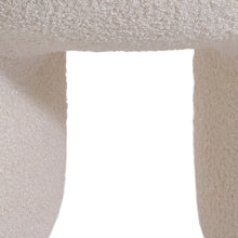 Load image into Gallery viewer, Modern Teddy Bear Fur Upholstered Ottoman