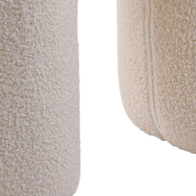 Load image into Gallery viewer, Modern Teddy Bear Fur Upholstered Ottoman