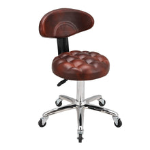 Load image into Gallery viewer, Adjustable Brown Work Stools with Soft Padding, Set of Two Living and Home