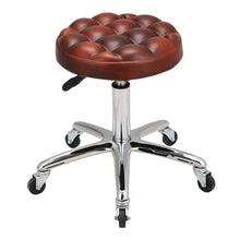 Load image into Gallery viewer, Adjustable Brown Work Stools with Soft Padding, Set of Two Living and Home