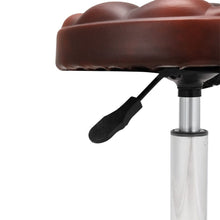 Load image into Gallery viewer, Adjustable Brown Work Stools with Soft Padding, Set of Two Living and Home