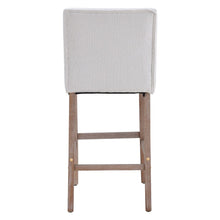 Load image into Gallery viewer, Set of 2 99cm Hight Bar Stools Linen Upholstered with Wood Legs Bar Stools Living and Home