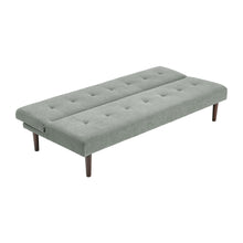 Load image into Gallery viewer, 172cm Grey Sofa Bed Contemporary Convertible Upholstered