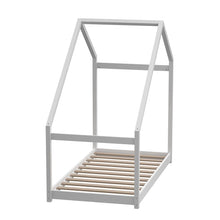 Load image into Gallery viewer, White Pine Wood House Frame Toddler Floor Bed Bed Frames Living and Home