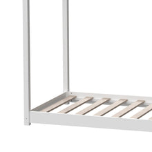 Load image into Gallery viewer, White Pine Wood House Frame Toddler Floor Bed Bed Frames Living and Home