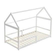 Load image into Gallery viewer, Kid’s Pine Wood House Bed