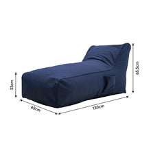 Load image into Gallery viewer, 130cm W Bean Bag Bed Comfy Floor Lounger Bean Bag Chairs Living and Home