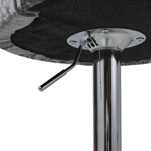 Load image into Gallery viewer, 2 Pcs Velvet Upholstered Adjustable Bar Stool with Button Seat Back Living and Home