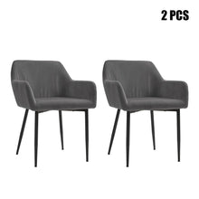 Load image into Gallery viewer, Upholstered Chair with Armrests and Metal Legs Living and Home