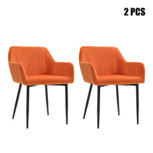 Load image into Gallery viewer, Upholstered Chair with Armrests and Metal Legs Living and Home
