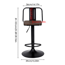 Load image into Gallery viewer, 2Pcs Kitchen Adjustable Bar Stool Dining Chair