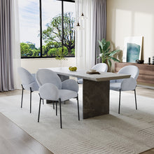 Load image into Gallery viewer, 2Pcs Upholstered Dining Chairs with Armrest