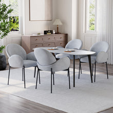 Load image into Gallery viewer, 2Pcs Upholstered Dining Chairs with Armrest