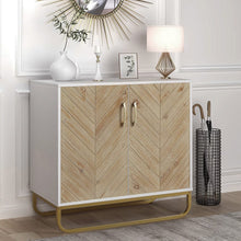 Load image into Gallery viewer, Modern Wooden Dual-Door Side Cabinet Living and Home