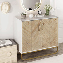 Load image into Gallery viewer, Modern Wooden Dual-Door Side Cabinet Living and Home