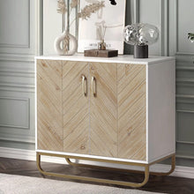 Load image into Gallery viewer, Modern Wooden Dual-Door Side Cabinet Living and Home