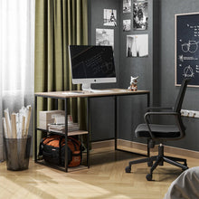 Load image into Gallery viewer, Wooden Office Study Desk with Shelves Living and Home