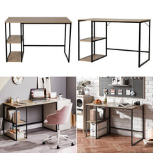 Load image into Gallery viewer, Wooden Office Study Desk with Shelves Living and Home