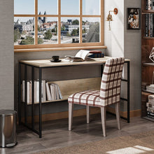 Load image into Gallery viewer, Wooden Office Study Desk with Shelf Living and Home