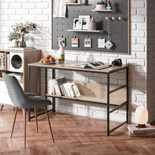 Load image into Gallery viewer, Wooden Office Study Desk with Shelf Living and Home