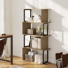 Load image into Gallery viewer, 4-Tier Creative Wooden Bookshelf Living and Home