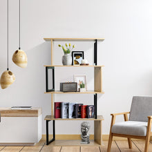 Load image into Gallery viewer, 4-Tier Creative Wooden Bookshelf Living and Home