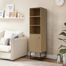 Load image into Gallery viewer, Freestanding Wooden Tall Cabinet with Bottom Shelf Living and Home