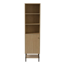 Load image into Gallery viewer, Freestanding Wooden Tall Cabinet with Bottom Shelf Living and Home
