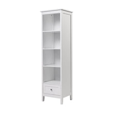 Load image into Gallery viewer, Classic White Wooden Tall Cabinet Living and Home