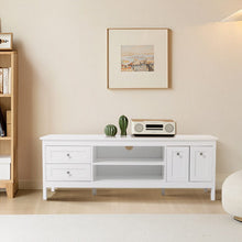 Load image into Gallery viewer, Classic White Wooden TV Stand Living and Home