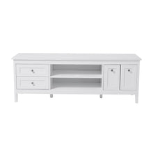 Load image into Gallery viewer, Classic White Wooden TV Stand Living and Home