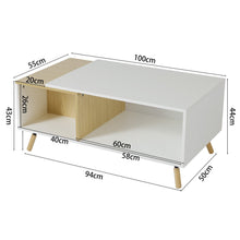 Load image into Gallery viewer, Creative Wooden Coffee Table Living and Home