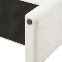 Load image into Gallery viewer, Teddy Upholstered H-Shaped Bench