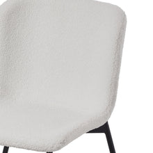 Load image into Gallery viewer, 2Pcs Teddy Fleece Upholstered Dining Chair