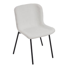 Load image into Gallery viewer, 2Pcs Teddy Fleece Upholstered Dining Chair