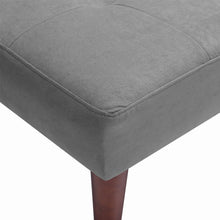 Load image into Gallery viewer, Small Modern 2-Seater Padded Convertible Sofa Bed with Wooden Legs