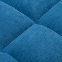 Load image into Gallery viewer, Leisure Recliner Armchair and Ottoman Set with Footstool Metal Legs