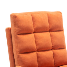 Load image into Gallery viewer, Leisure Recliner Armchair and Ottoman Set with Footstool Metal Legs