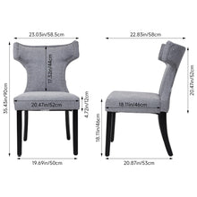 Load image into Gallery viewer, Set of 2 Upholstered Dining Chairs