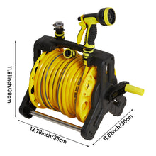 Load image into Gallery viewer, 35m Portable Garden Watering Hose Reel Set