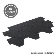 Load image into Gallery viewer, 18Pcs Asphalt Shingles Bitumen Roofing Hexagon Shape Roofing Living and Home